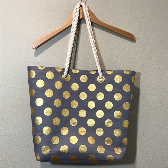 Hobby Lobby Handbags - Polka Dot Beach Bag